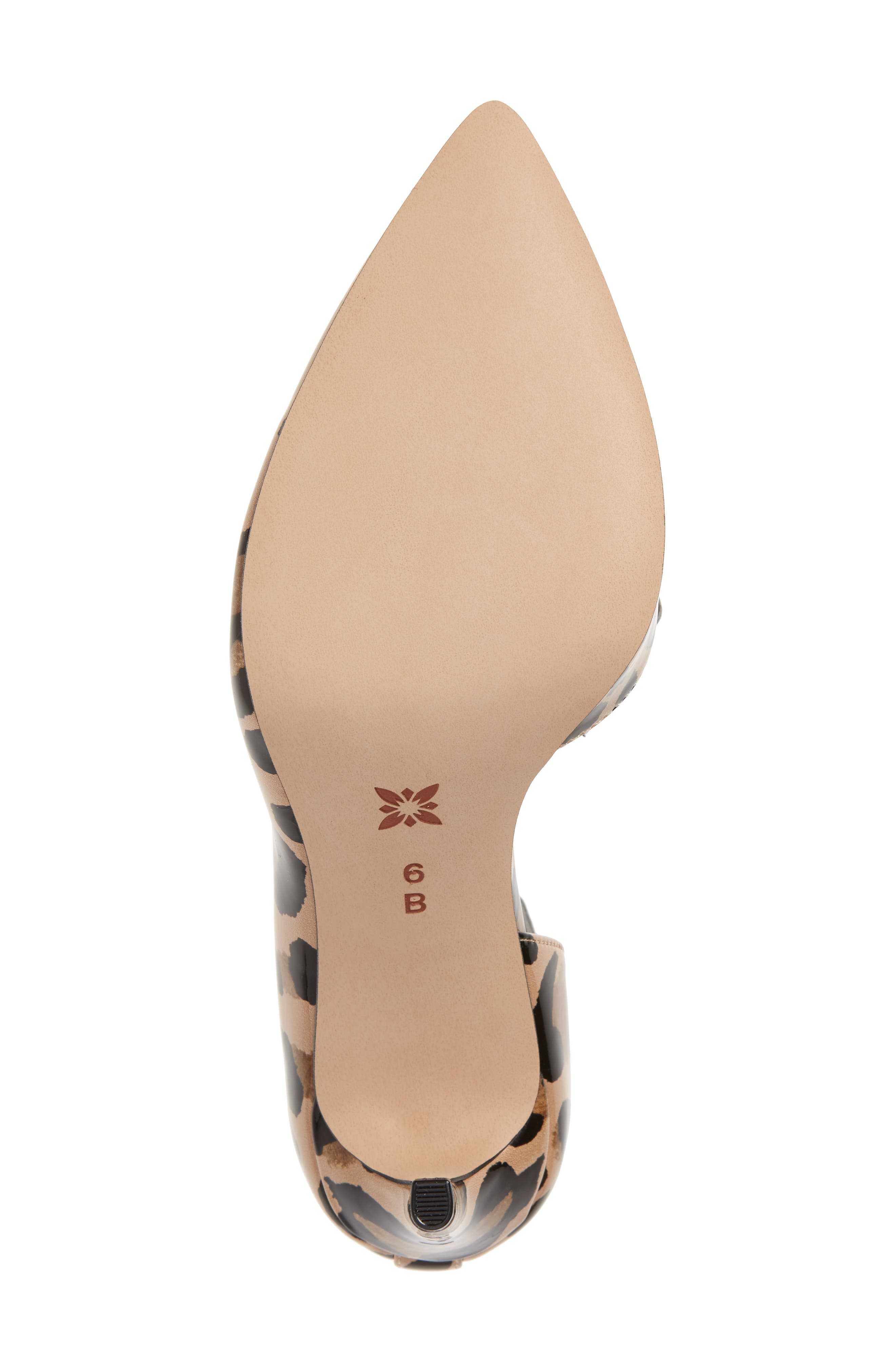 Lenny Half d'Orsay Pump, Alternate, color, BROWN MULTI PATENT LEATHER
