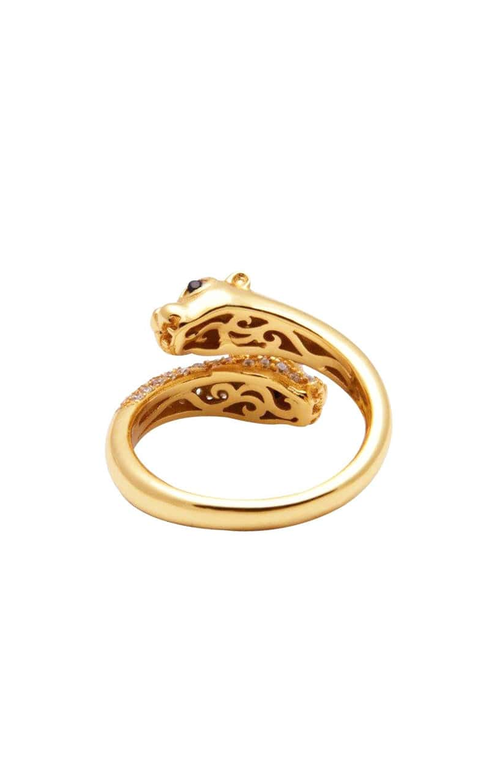 Nialaya Twisted Panther Gold Ring In Gold