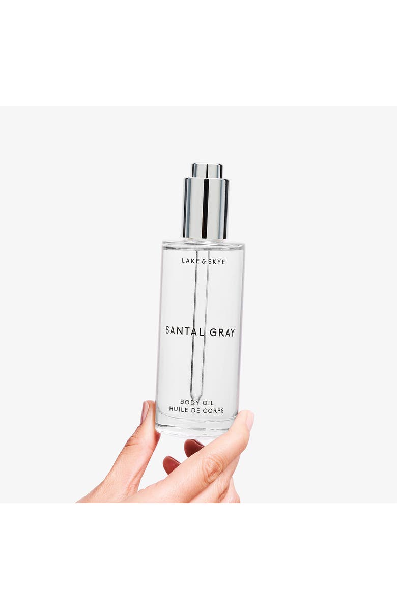 Lake & Skye Santal Gray Body Oil, Alternate, color, 