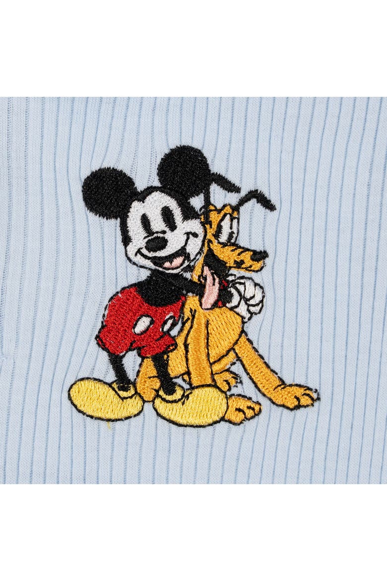 Mickey Mouse 2-Piece Polo Bodysuit and Shorts Set, Alternate, color, Mickey Pluto Blue