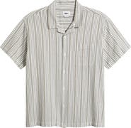 Obey Evans Stripe Camp Shirt