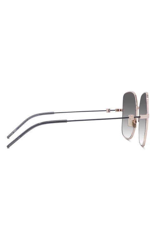 Givenchy Gv Speed Gradient Square Sunglasses In Gray
