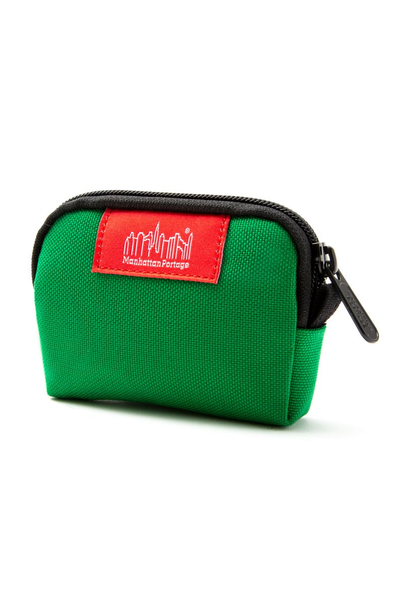 Coin Purse W/Divider, Main, color, Green
