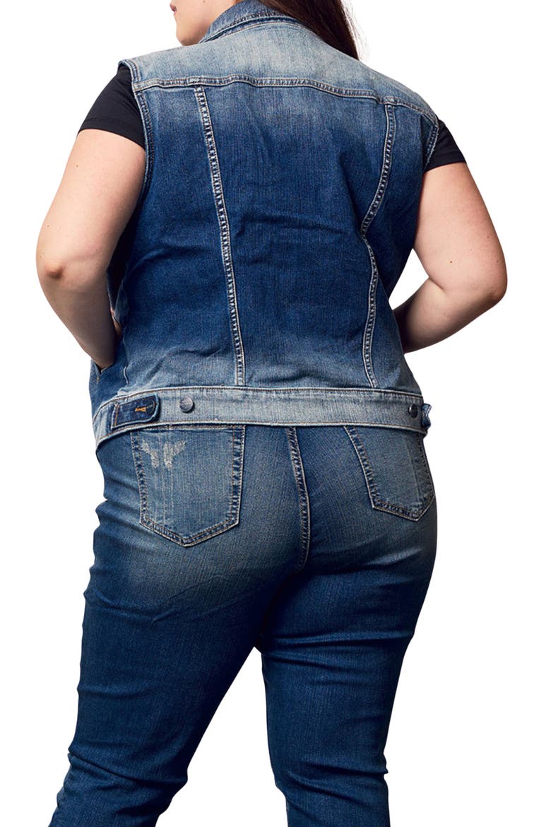 Denim Vest, Alternate, color, AUDREY