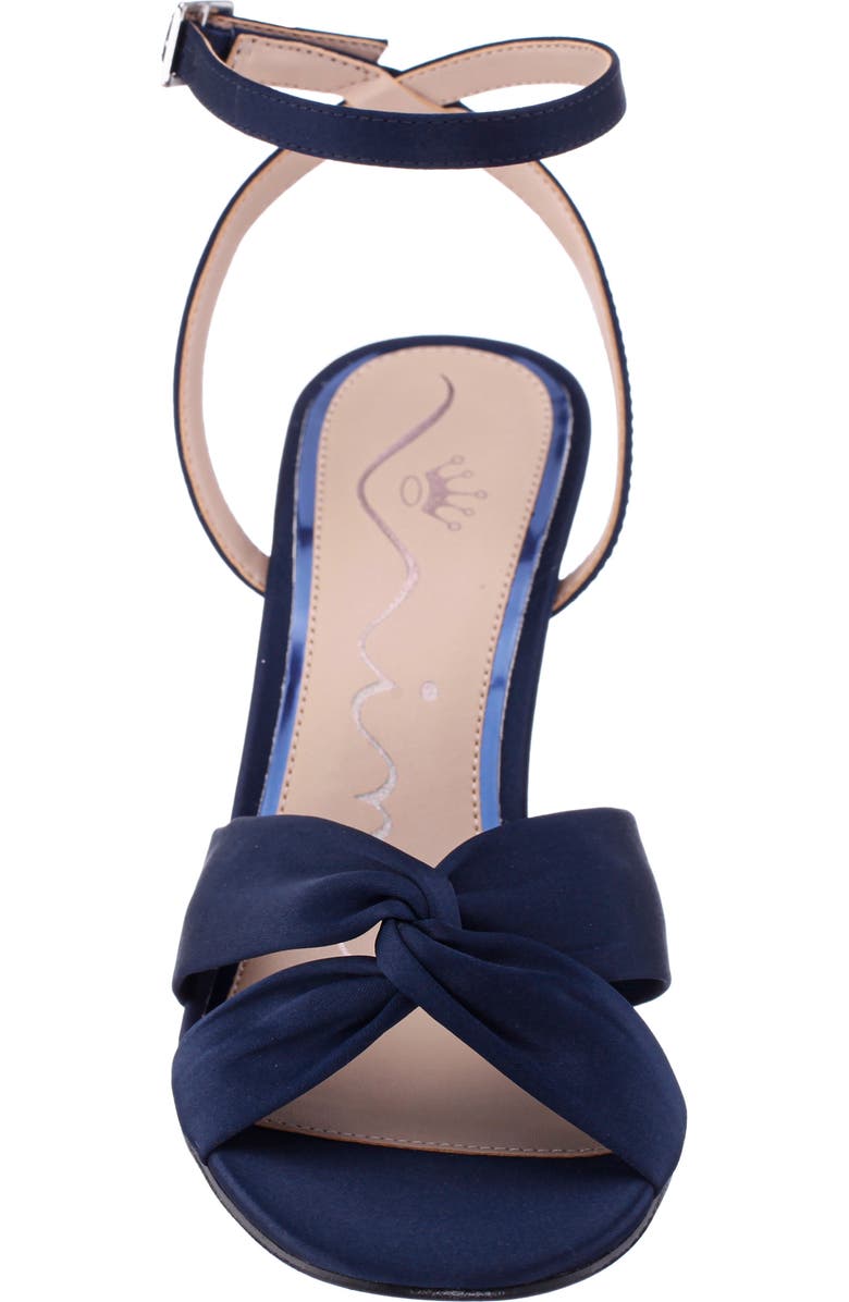 Nina Ashley Ankle Strap Sandal, Alternate, color, New Navy