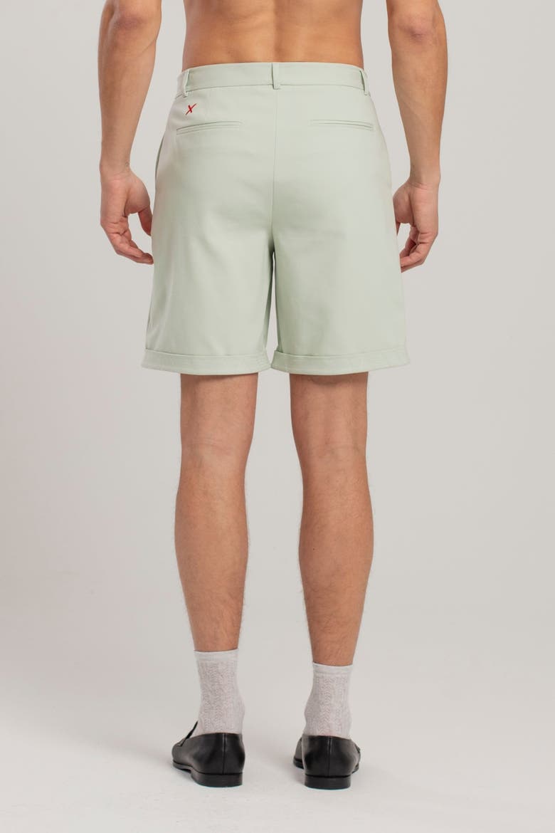 Cotton Free Heaven Casual Two Zipped Shorts, Alternate, color, Light Green