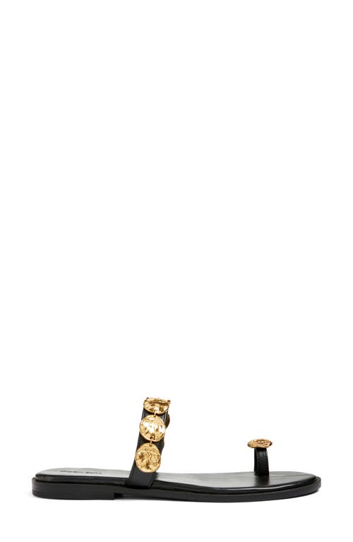 Open Edit Margot Slide Sandal In Black