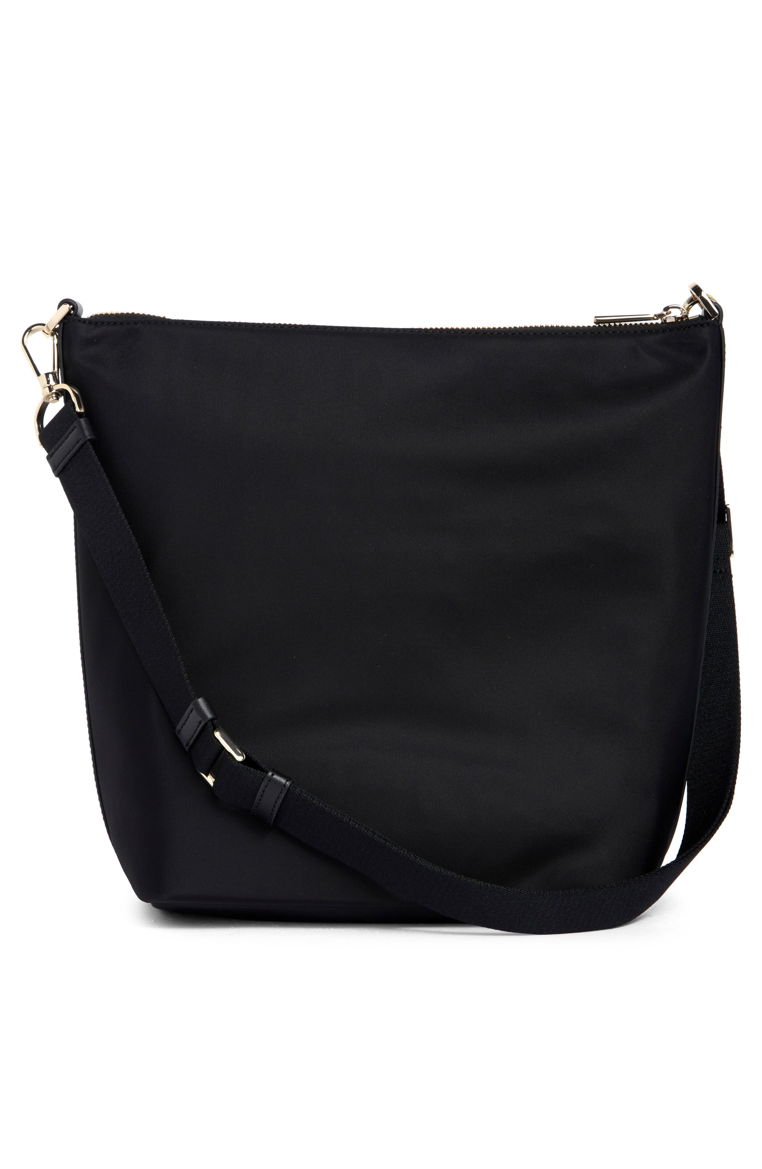 Kate Spade New York large chelsea nylon crossbody bag, Alternate, color, Black