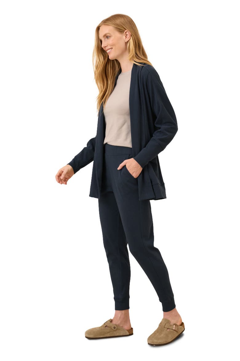 Everyday Organic Cotton Airplane Joggers, Alternate, color, Midnight Blue