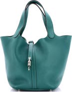 Pre-Owned Hermes Picotin Lock Bag Clemence MM