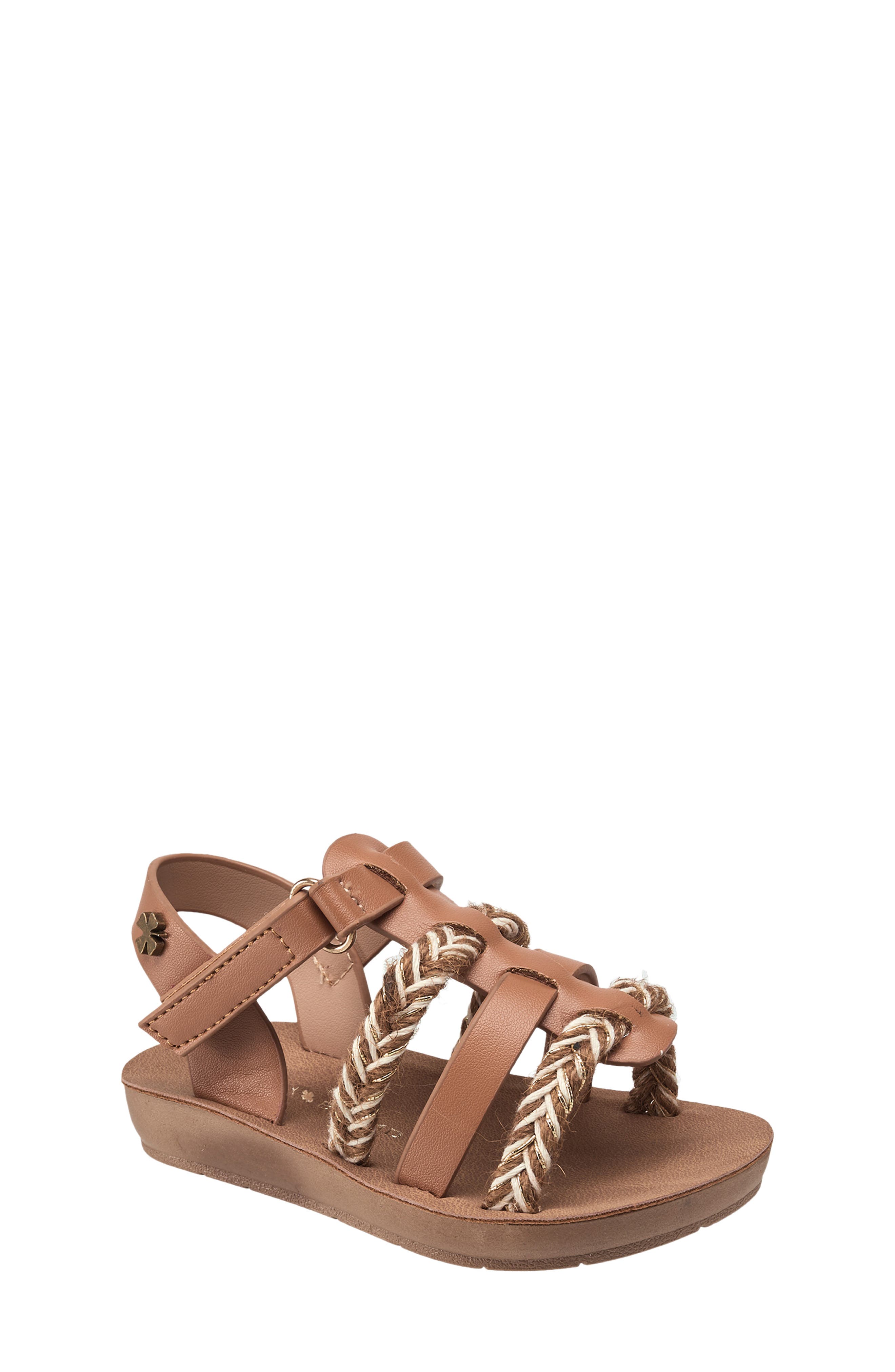 Lucky Brand Kids' Metallic Braided Sandal