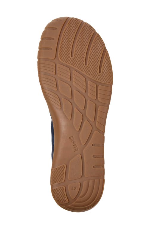 Camper Leather Lace-up Trainers In Blue