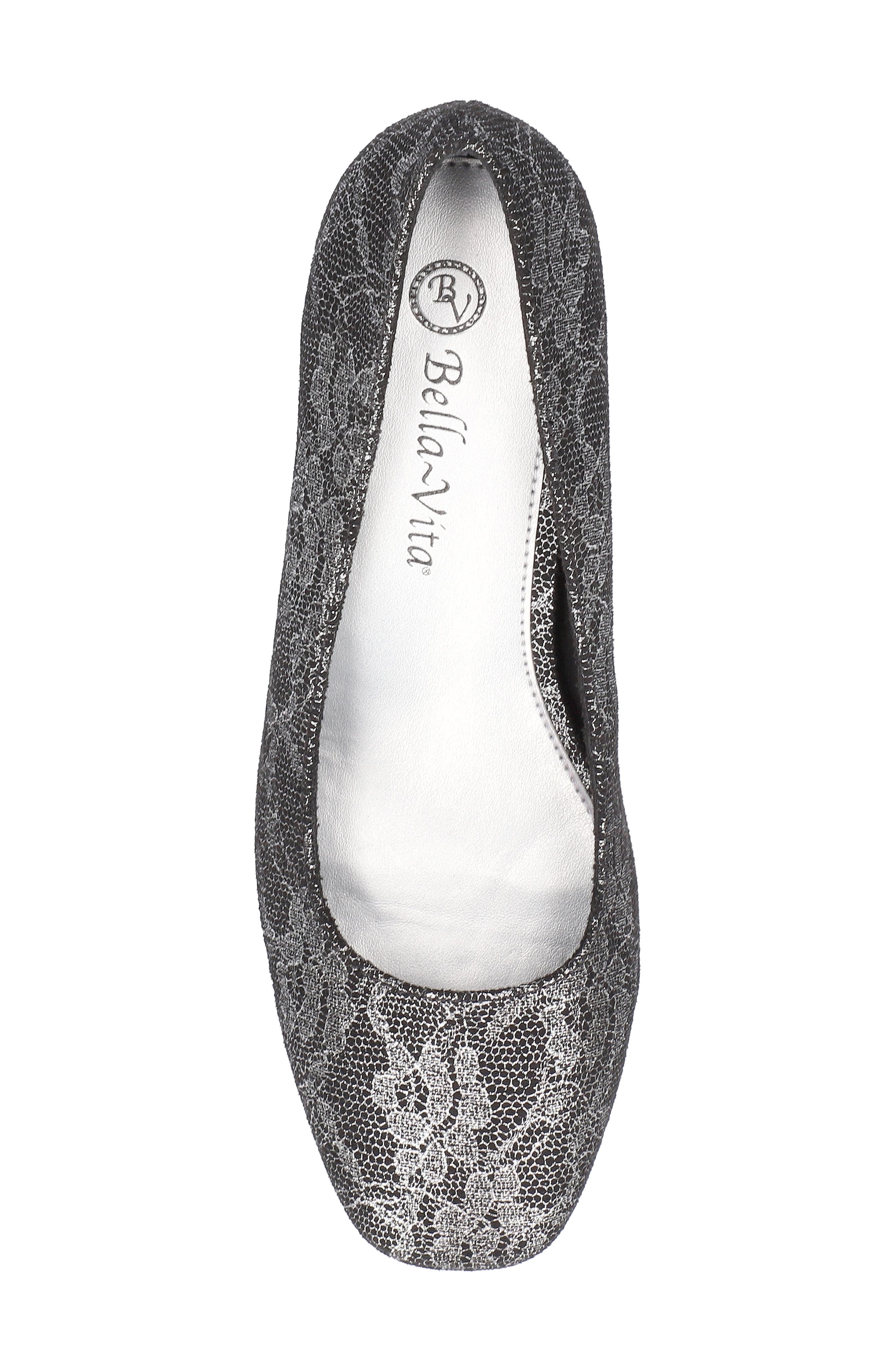 Jillian Square Toe Pump, Alternate, color, SILVER LACE