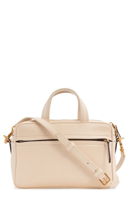 Valentino Viva Superstar Small Two-tone Leather Shoulder Bag In R4v Butter White/nero