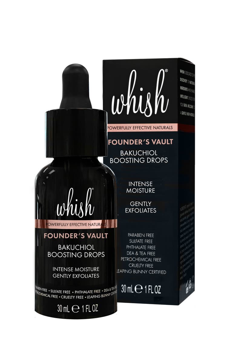 Whish Beauty Founder's Vault Bakuchiol Boosting Drops, Alternate, color, 