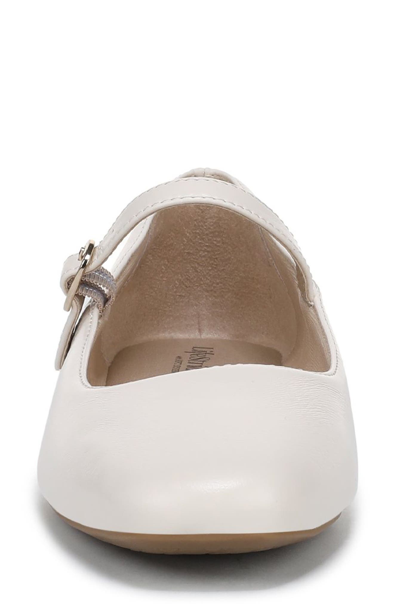 LifeStride Beloved Mary Jane Flat, Alternate, color, Cream