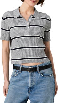 French Connection Mason Varsity Stripe Polo