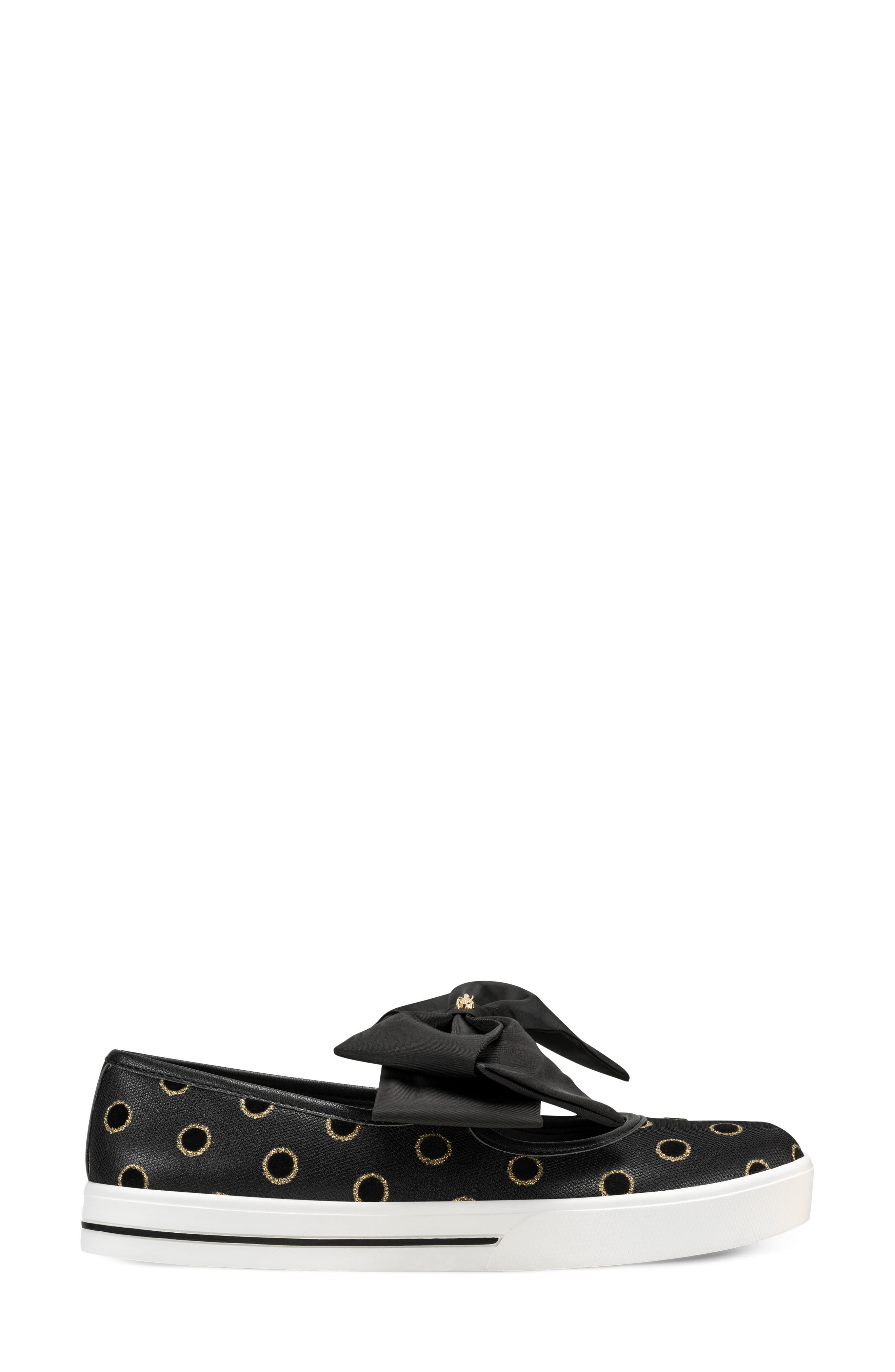 Bodewyn Slip-On Sneaker, Alternate, color, BLACK/ GOLD