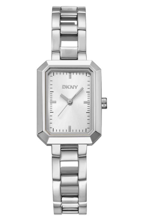Uptown Midi Tank Bracelet Watch, 22mm x 35.5mm