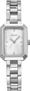 DKNY Uptown Midi Tank Bracelet Watch, 22mm x 35.5mm