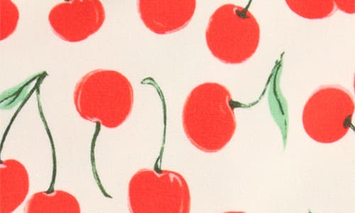 GOOD AMERICAN GOOD AMERICAN GOOD WAIST CHERRY PRINT CHEEKY BIKINI BOTTOMS