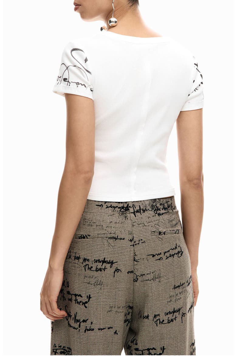 Doodles Cotton Graphic T-Shirt, Alternate, color, WHITE