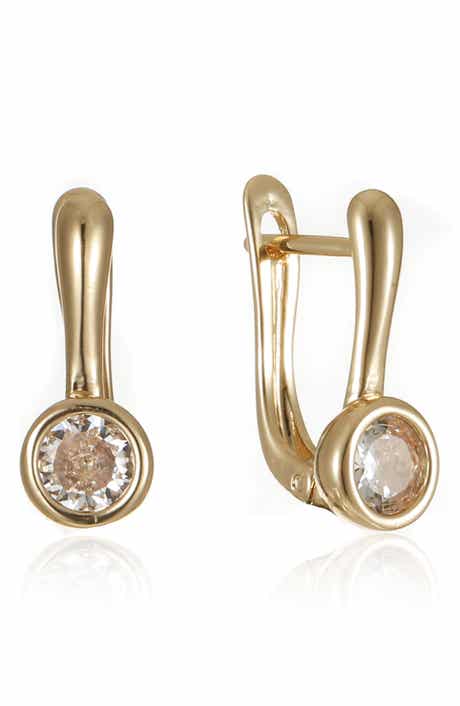 Ettika Cubic Zirconia Drop Earrings