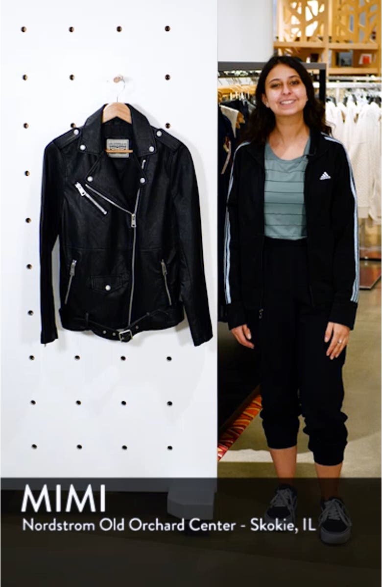 Faux Leather Moto Jacket, sales video thumbnail
