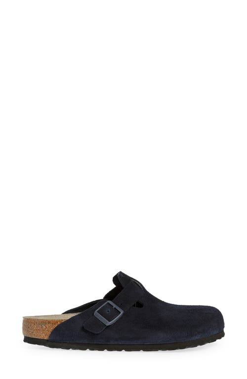 Birkenstock Boston Clogs Midnight In Blue