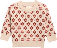 Rylee + Cru Kids' Shiloh Poinsettia Sweater
