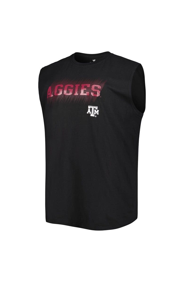 PROFILE Men's Black Texas A&M Aggies Big & Tall Tank Top, Alternate, color, 