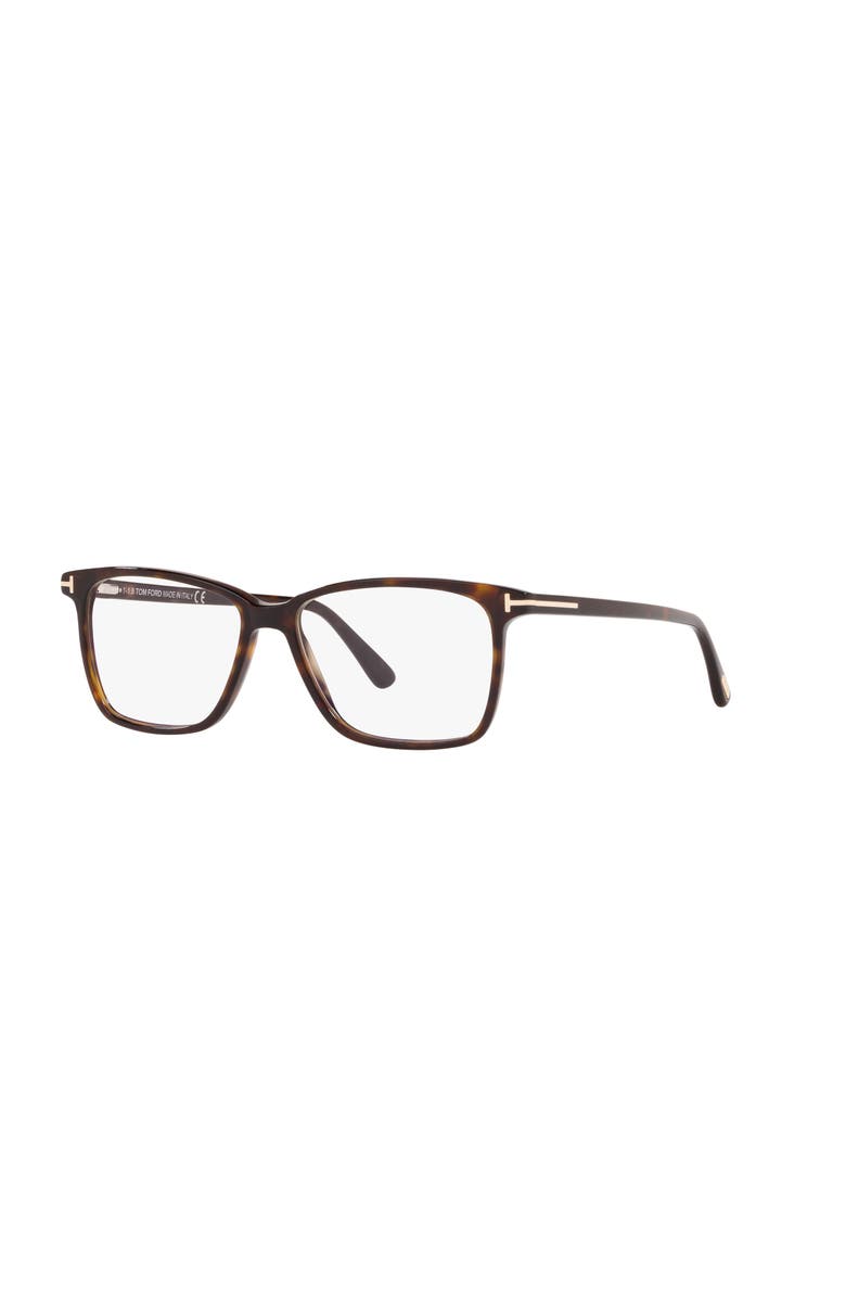 TOM FORD 55mm Irregular optical glasses, Main, color, Brown