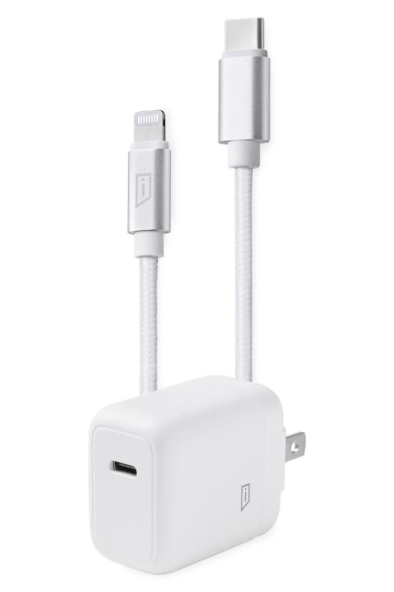 20W C-Light Cables & Cube Charging Bundle, Main, color, WHITE