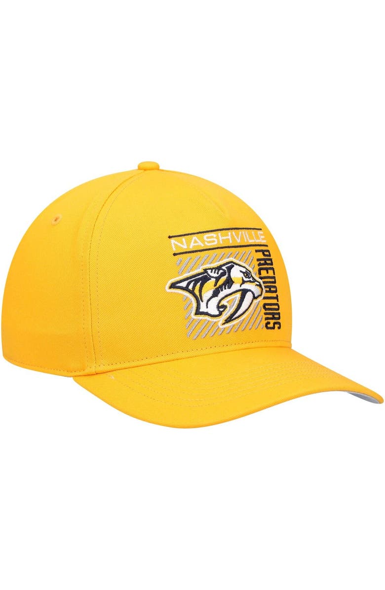 '47 Men's '47 Gold Nashville Predators Reflex Hitch Snapback Hat, Alternate, color, Gold