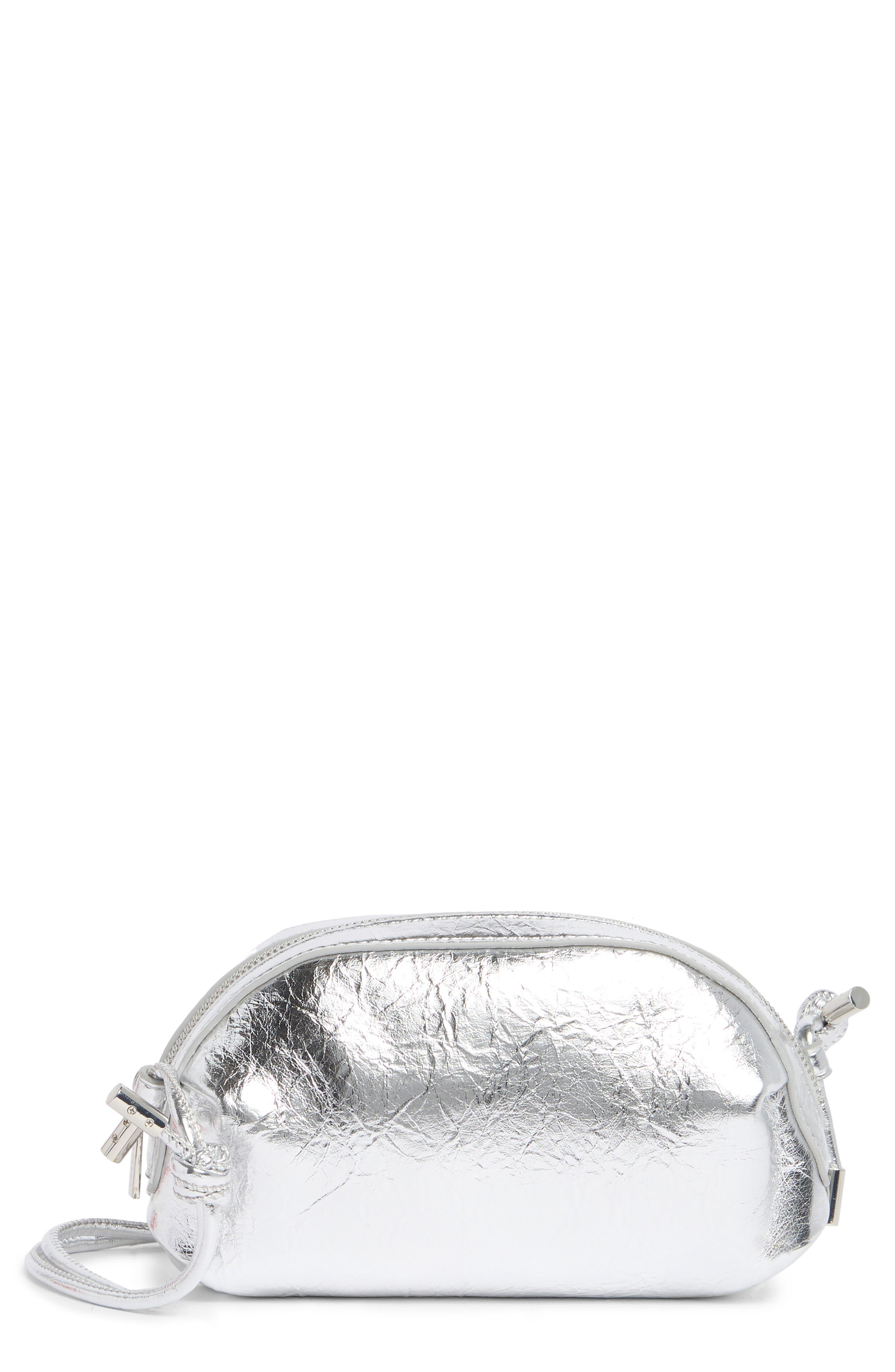 BCBG Mini Loaf Metallic Crossbody Bag, Main, color, 