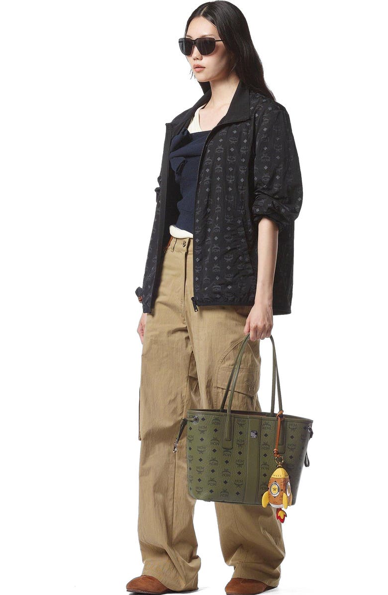 MCM Small Liz Shopper in Visetos, Alternate, color,