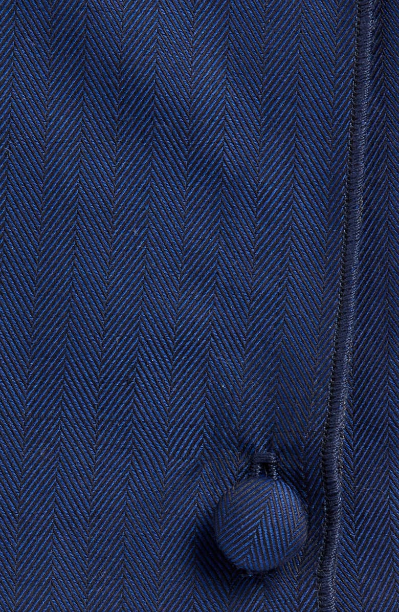 CLIFTON WILSON Herringbone Cotton Pocket Square, Alternate, color, 