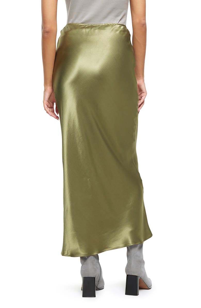 River Island Easy Bias Cut Satin Maxi Skirt, Alternate, color,