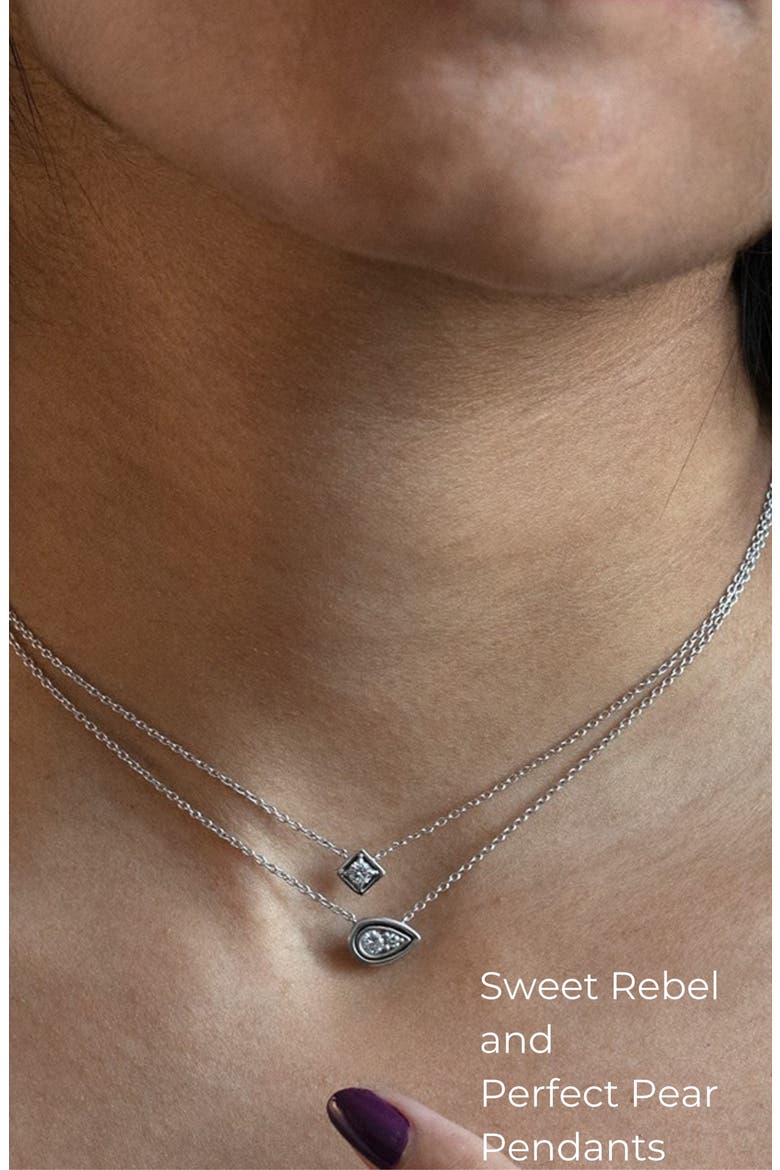 Sweet Rebel Pendant, Alternate, color, Silver
