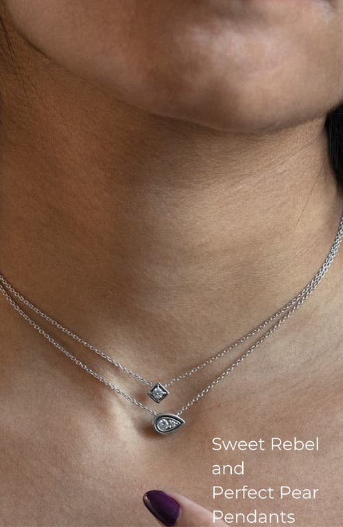 Seed2stone Sweet Rebel Pendant In Silver