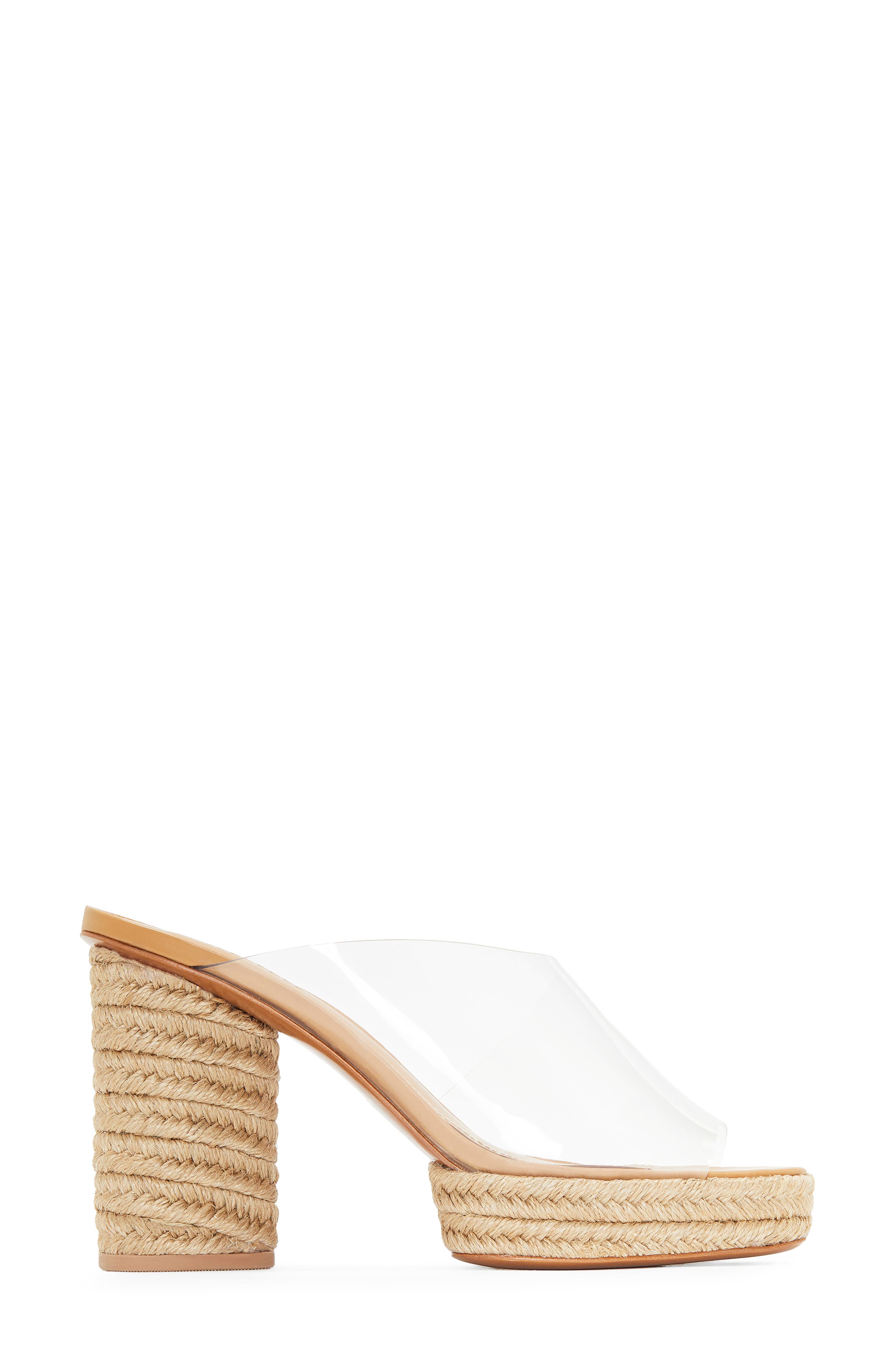 Mercedes Castillo Rocio Clear Espadrille Sandal, Alternate, color, 