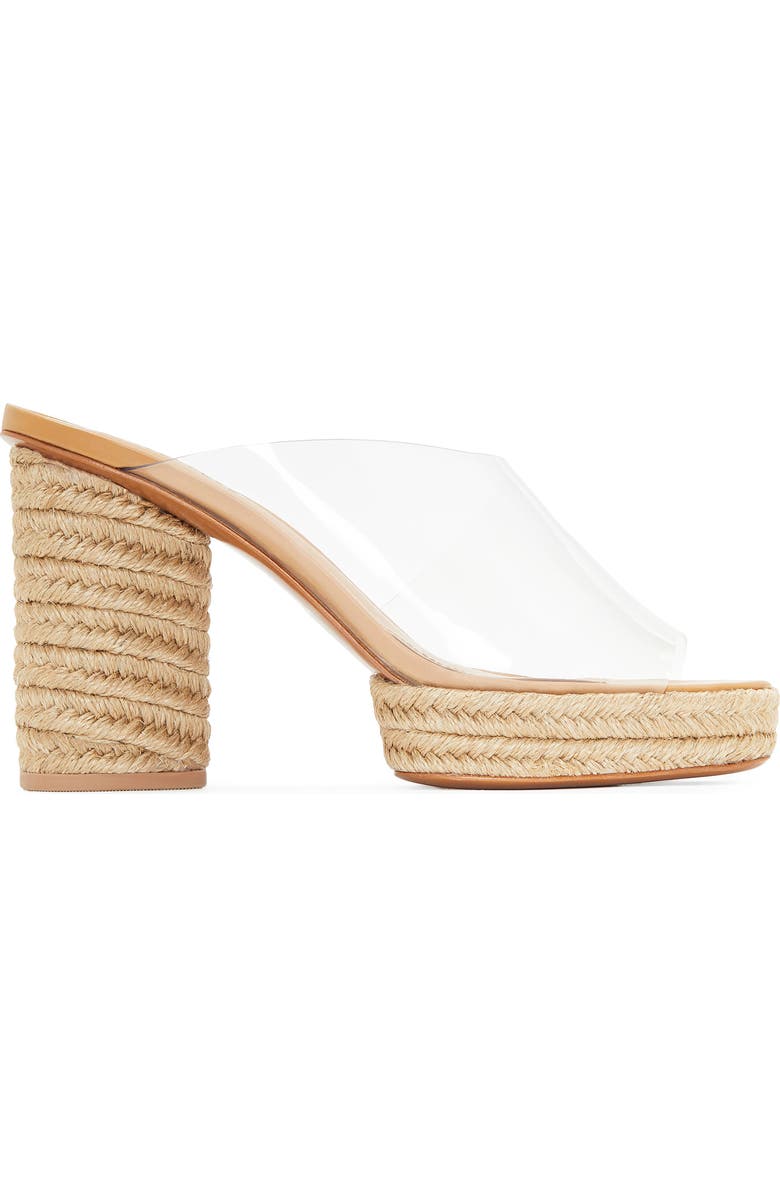Mercedes Castillo Rocio Clear Espadrille Sandal, Alternate, color,