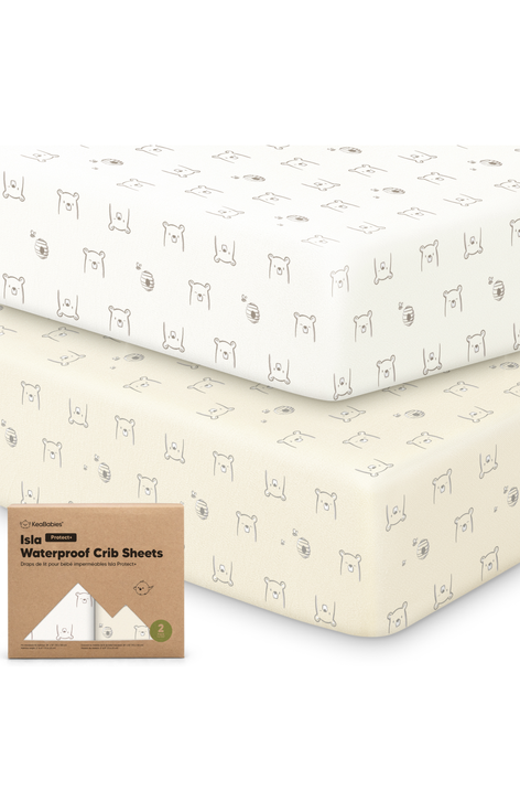 2-Pack Isla [Protect+] Waterproof Crib Sheets