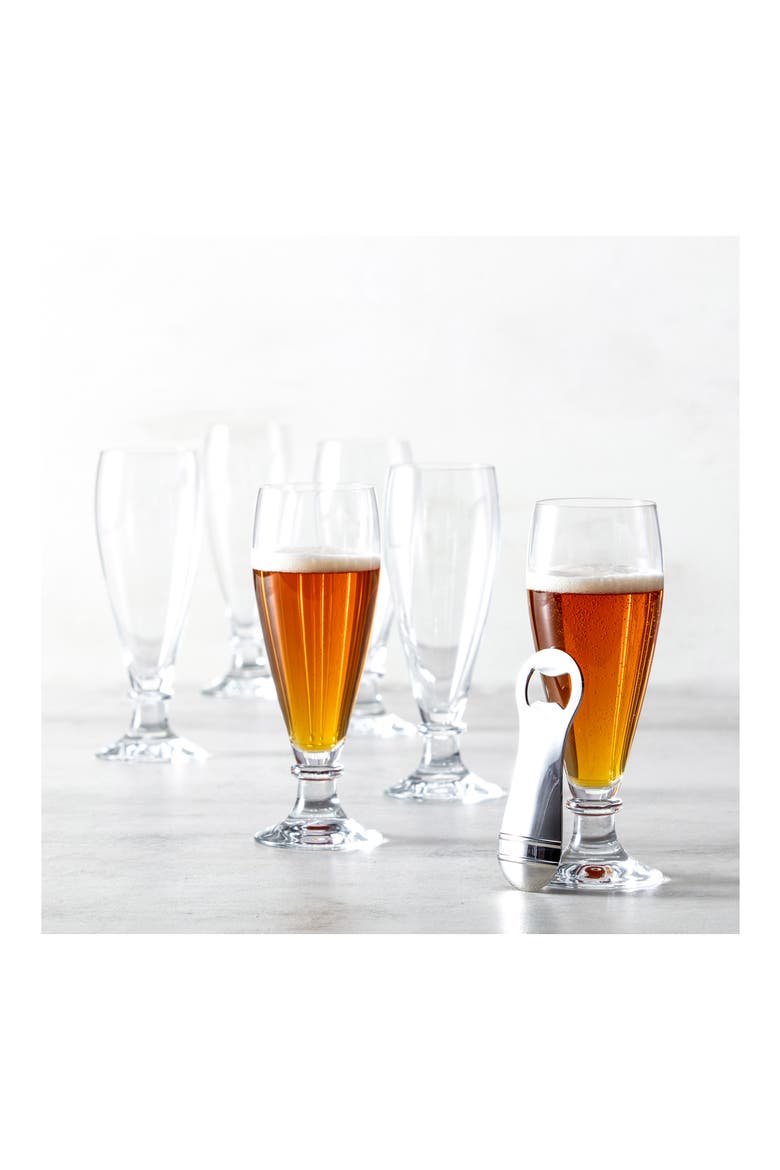 Beer Lovers 7-Piece Gift Set, Alternate, color, CLEAR