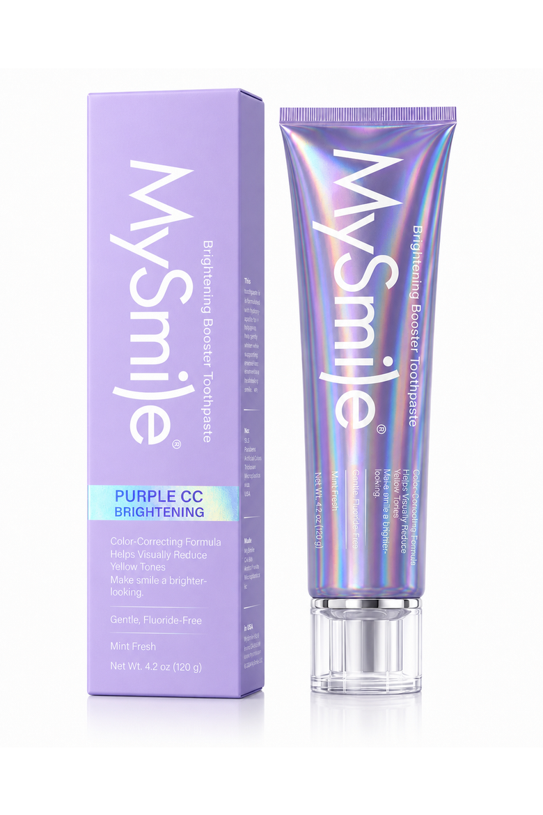 Purple Whitening Hydroxyapatite Toothpaste for Sensitive Teeth, Main, color, Purple