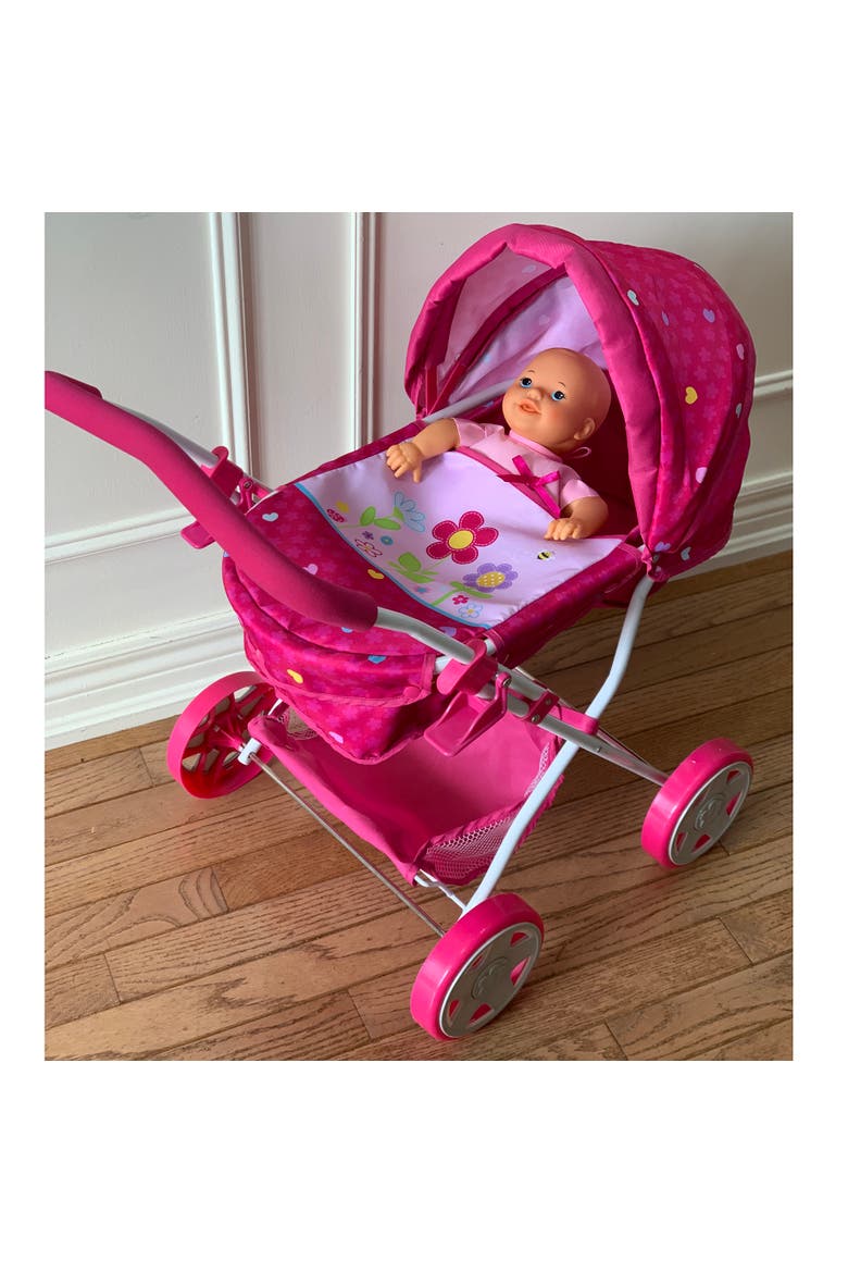 Garden Pram N Doll Set, Alternate, color, Pink