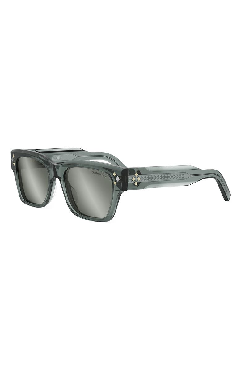 DIOR CD Diamond S2I 54mm Square Sunglasses, Alternate, color, Grey/ Other / Smoke Mirror