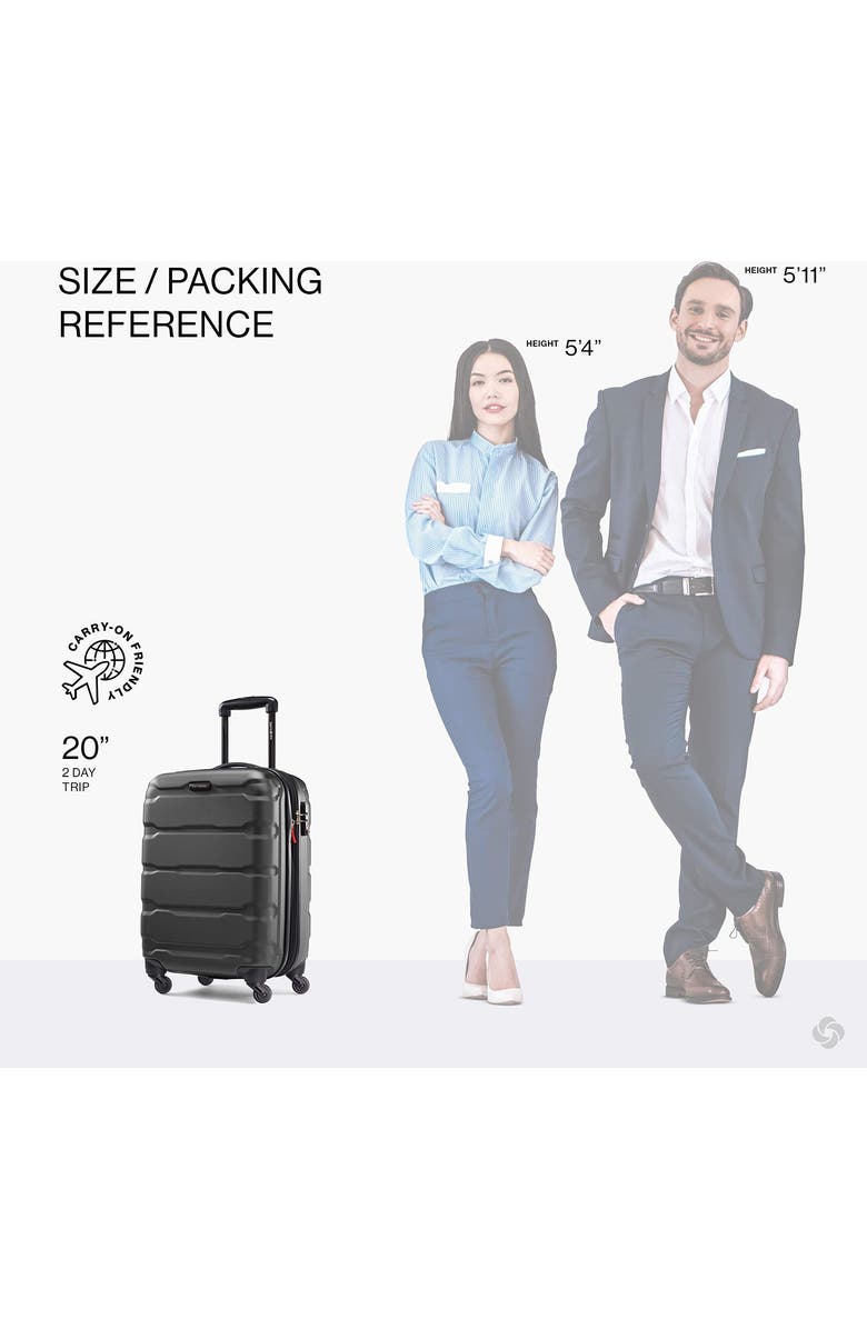 Samsonite Omni PC 3-Piece Set (20/24/28) Hardside Expandable Luggage with Spinner Wheels, Alternate, color,