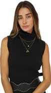 Belle & Bloom Equation Sleeveless Turtleneck Knit