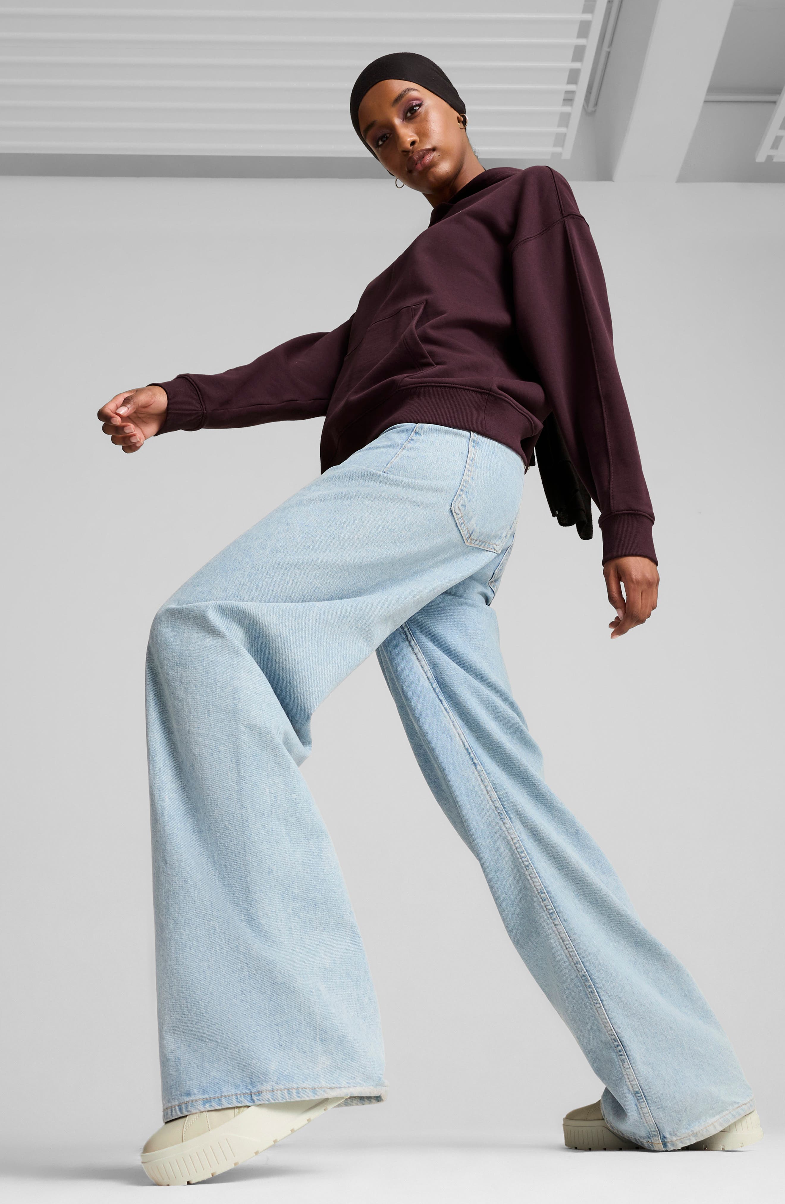 PUMA Karmen II Mid Animal Fever Platform Sneaker, Alternate, color, Alpine Snow/ Desert Dust